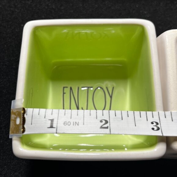 Rae Dunn Savor & Enjoy 3x3 Snack Set-FREE SHIPPING - Picture 4 of 6